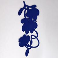 Donald Sultan THREE BLUE LANTERN FLOWERS Wall Sculpture - Sold for $12,800 on 11-15-2025 (Lot 248).jpg